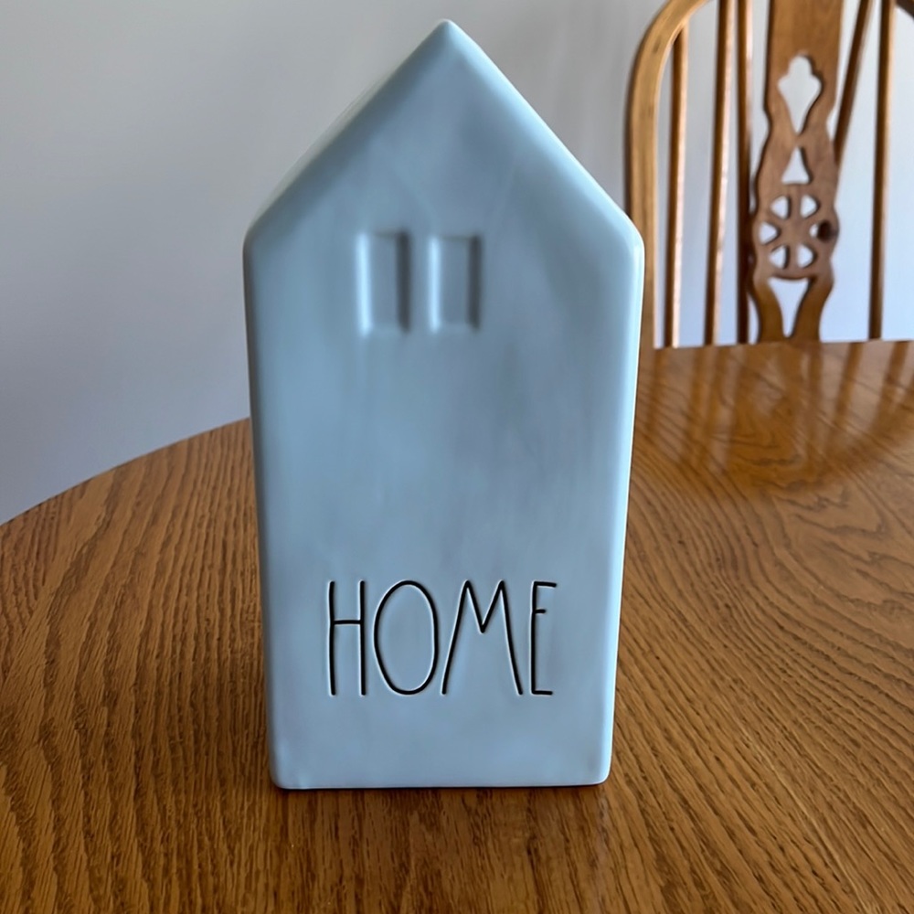 Rae Dunn Home Blue Flower Vase
